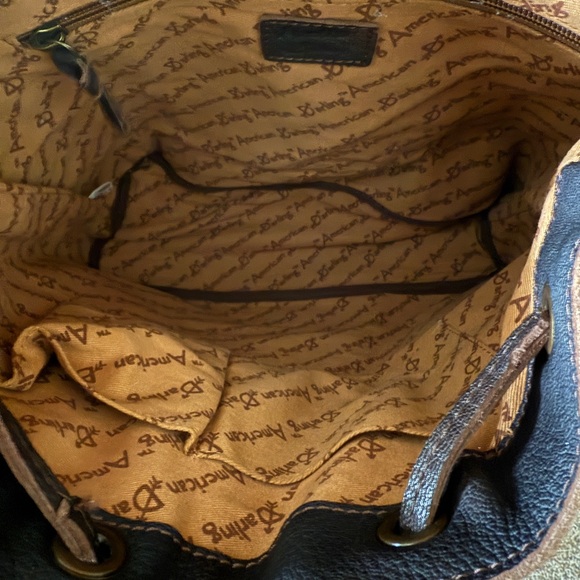 American Darling Brown and Tan Leather Backpack